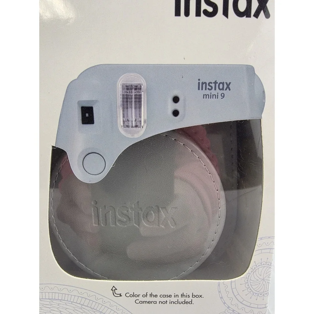 Fujifilm Instax Mini 9 Groovy Camera Case Smoky White Gray Protective Bag NIB